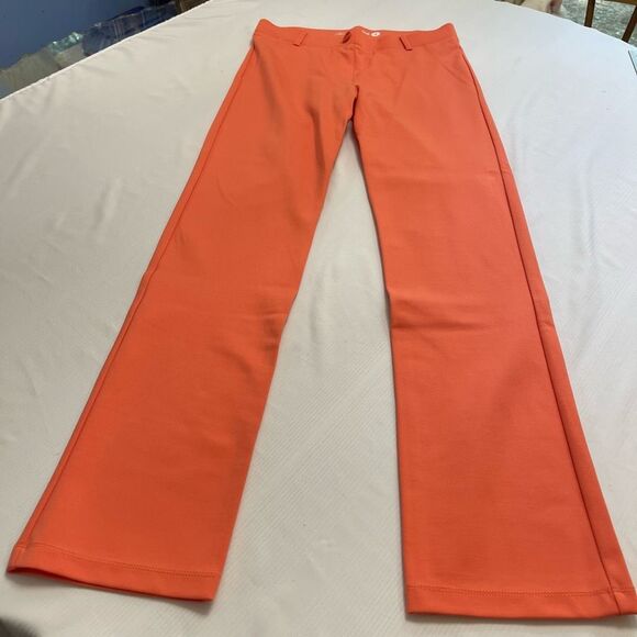 Betabrand Coral LIghtweight Knit Boot Cut Flare Dress Pants Size Medium - Picture 1 of 8